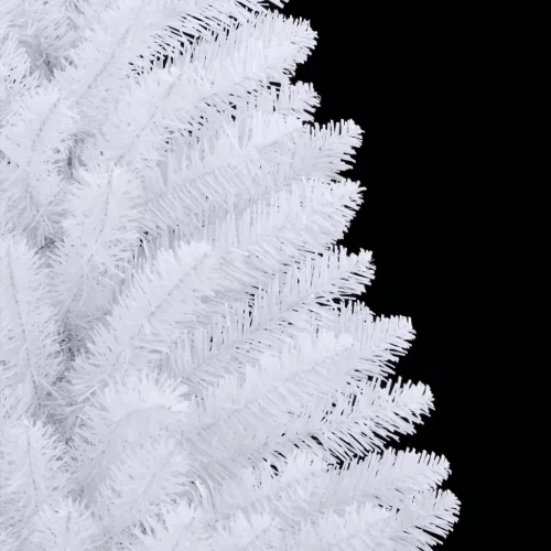  Mű karácsonyfa 150 LED-del Fehér 150 cm PVC és fém