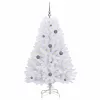  Mű karácsonyfa Fehér 80 x 80 x 150 cm PVC és fém