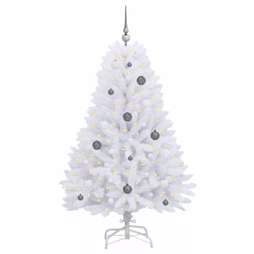 Mű karácsonyfa Fehér 80 x 80 x 150 cm PVC és fém