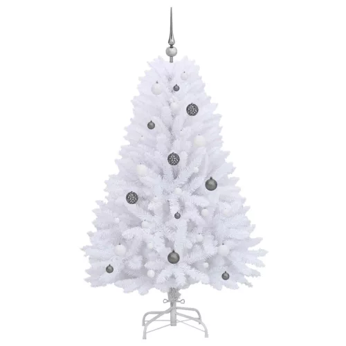  Mű karácsonyfa Fehér 80 x 80 x 150 cm PVC és fém