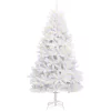  Mű karácsonyfa 300 LED-del Fehér 210 cm PVC és fém
