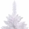  Mű karácsonyfa 300 LED-del Fehér 210 cm PVC és fém