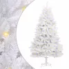  Mű karácsonyfa 300 LED-del Fehér 240 cm PVC és fém