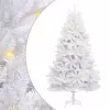  Mű karácsonyfa 300 LED-del Fehér 270 cm PVC és fém