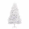  Mű karácsonyfa 300 LED-del Fehér 270 cm PVC és fém