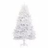  Mű karácsonyfa 300 LED-del Fehér 300 cm PVC és fém