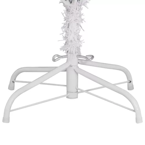  Mű karácsonyfa 300 LED-del Fehér 300 cm PVC és fém
