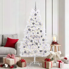  Mű karácsonyfa Fehér 90 x 90 x 180 cm PVC és fém