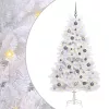  Mű karácsonyfa Fehér 90 x 90 x 180 cm PVC és fém