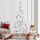  Mű karácsonyfa Fehér 106 x 106 x 210 cm PVC és fém