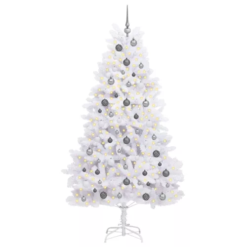  Mű karácsonyfa Fehér 106 x 106 x 210 cm PVC és fém