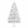  Mű karácsonyfa Fehér 120 x 120 x 240 cm PVC és fém