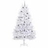 Mű karácsonyfa Fehér 120 x 120 x 240 cm PVC és fém