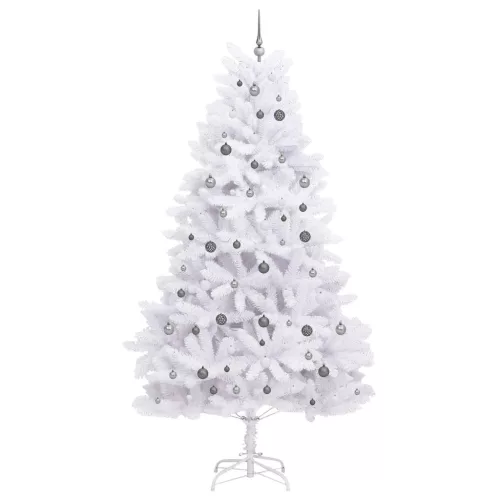  Mű karácsonyfa Fehér 128 x 128 x 270 cm PVC és fém