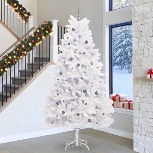  Mű karácsonyfa Fehér 138 x 138 x 300 cm PVC és fém