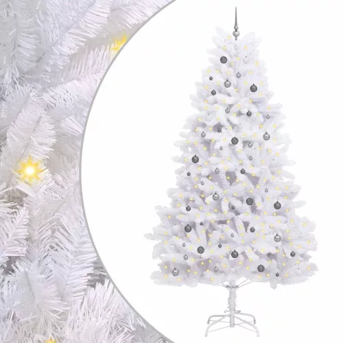  Mű karácsonyfa Fehér 138 x 138 x 300 cm PVC és fém
