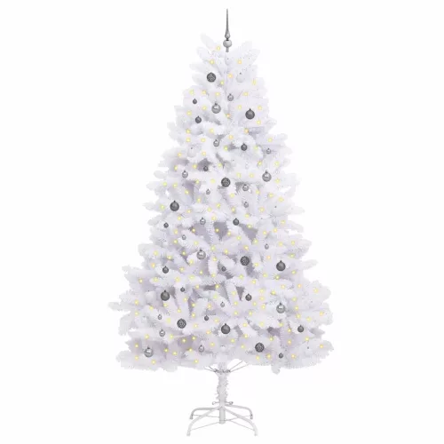  Mű karácsonyfa Fehér 138 x 138 x 300 cm PVC és fém
