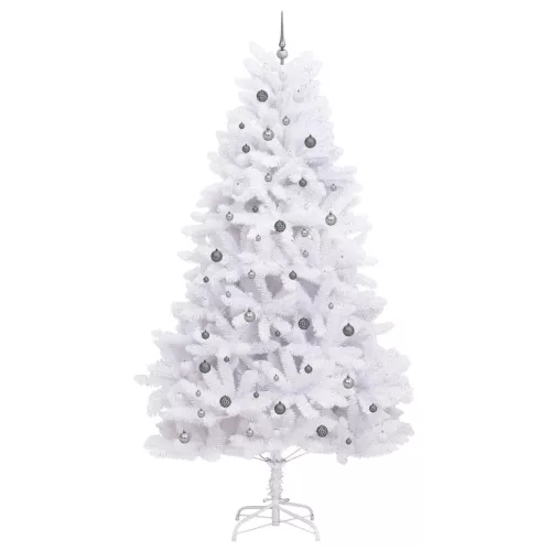  Mű karácsonyfa Fehér 138 x 138 x 300 cm PVC és fém