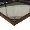  7 részes barna polyrattan kerti étkezőgarnitúra párnával