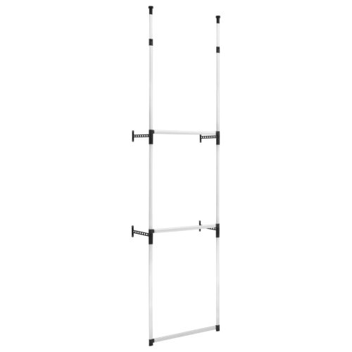  alumínium teleszkópos szekrényrendszer rudakkal