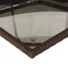  11 részes barna polyrattan kerti ülőgarnitúra párnákkal
