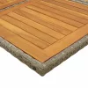  15 részes szürke polyrattan kerti étkezőgarnitúra párnákkal