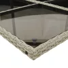  7 részes világosszürke polyrattan kerti étkezőszett párnával