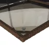  9 részes barna polyrattan kerti étkezőgarnitúra párnákkal