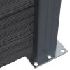  szürke WPC kerítéspanelszett 180 x 186 cm