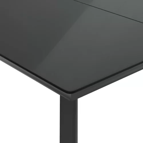  3részes világosszürke polyrattan kerti étkezőgarnitúra párnával
