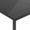  7 részes fekete polyrattan kerti étkezőgarnitúra párnával