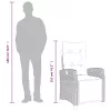  7 részes szürke polyrattan kerti étkezőgarnitúra párnával