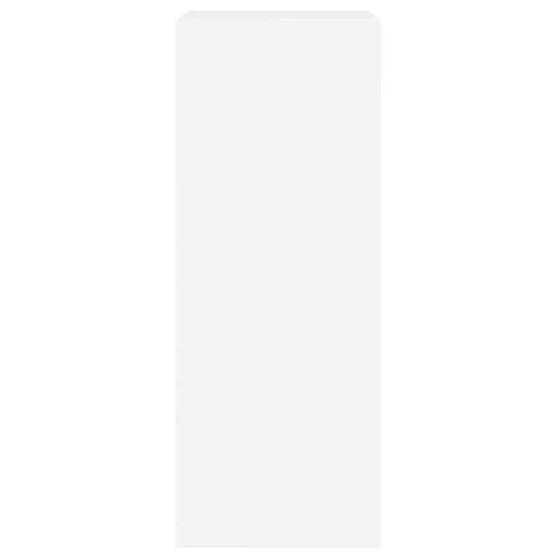  fehér cipőszekrény 2 kihajtható fiókkal 80 x 42 x 108 cm