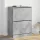 betonszürke cipőszekrény 2 kihajtható fiókkal 80 x 42 x 108 cm