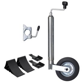  utánfutó-orrkerék 1 bilinccsel és ékekkel 48 mm