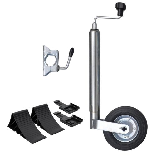  utánfutó-orrkerék 1 bilinccsel és ékekkel 48 mm