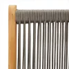  4 db szürke tömör akácfa dönthető kerti szék