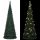  zöld elővilágított pop-up mű zsinórkarácsonyfa 180 cm