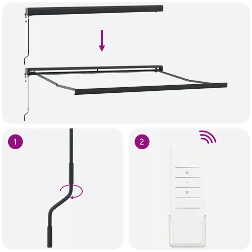  burgundi vörös automata kihúzható napellenző 300 x 250 cm