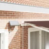  barna kézzel kihúzható LED-es napellenző 300 x 250 cm