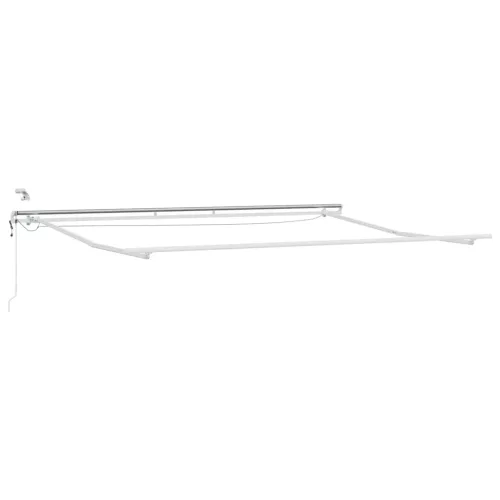  barna automata kihúzható LED-es napellenző 450 x 300 cm