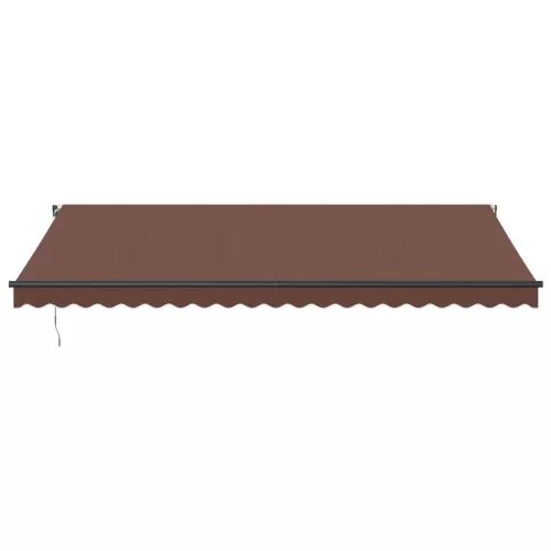  barna kézzel kihúzható napellenző 500 x 350 cm