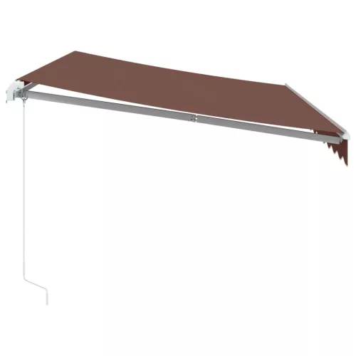  barna kézzel kihúzható napellenző 350 x 250 cm
