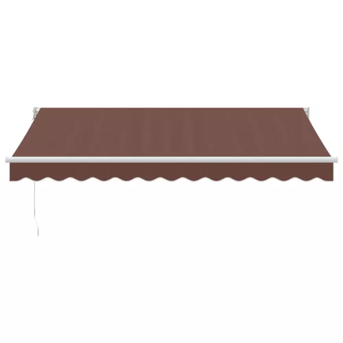  barna kézzel kihúzható napellenző 350 x 250 cm