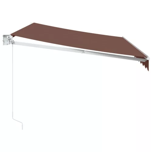  barna kézzel kihúzható napellenző 350 x 250 cm