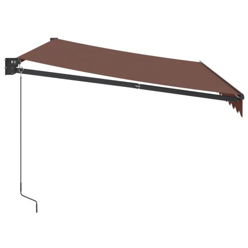  barna kézzel kihúzható napellenző 350 x 250 cm