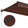 barna kézzel kihúzható napellenző 350 x 250 cm
