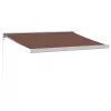  barna kézzel kihúzható napellenző 350 x 250 cm