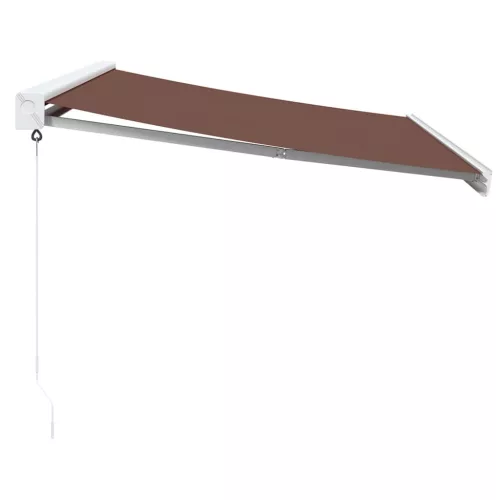  barna kézzel kihúzható napellenző 350 x 250 cm
