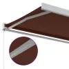  barna kézzel kihúzható napellenző 350 x 250 cm